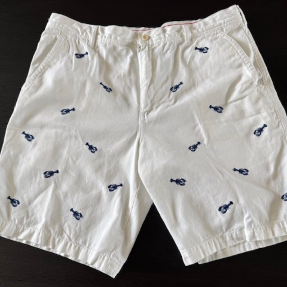 IZOD Casual Patterned Short White Size 38